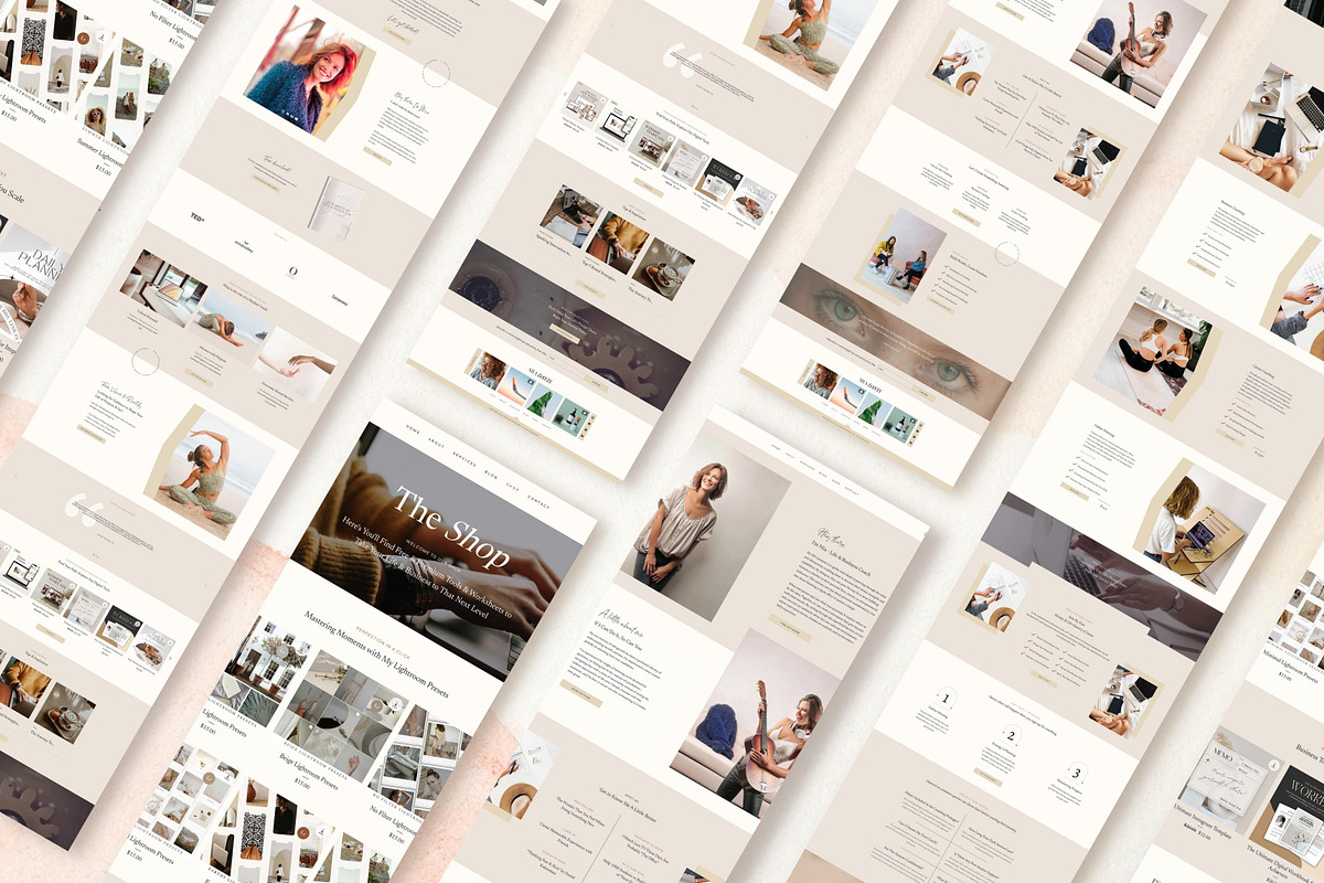 Wix Website Template - Boho Coach, a Wix Template by Nes Design Co (Photo 8 of 11)