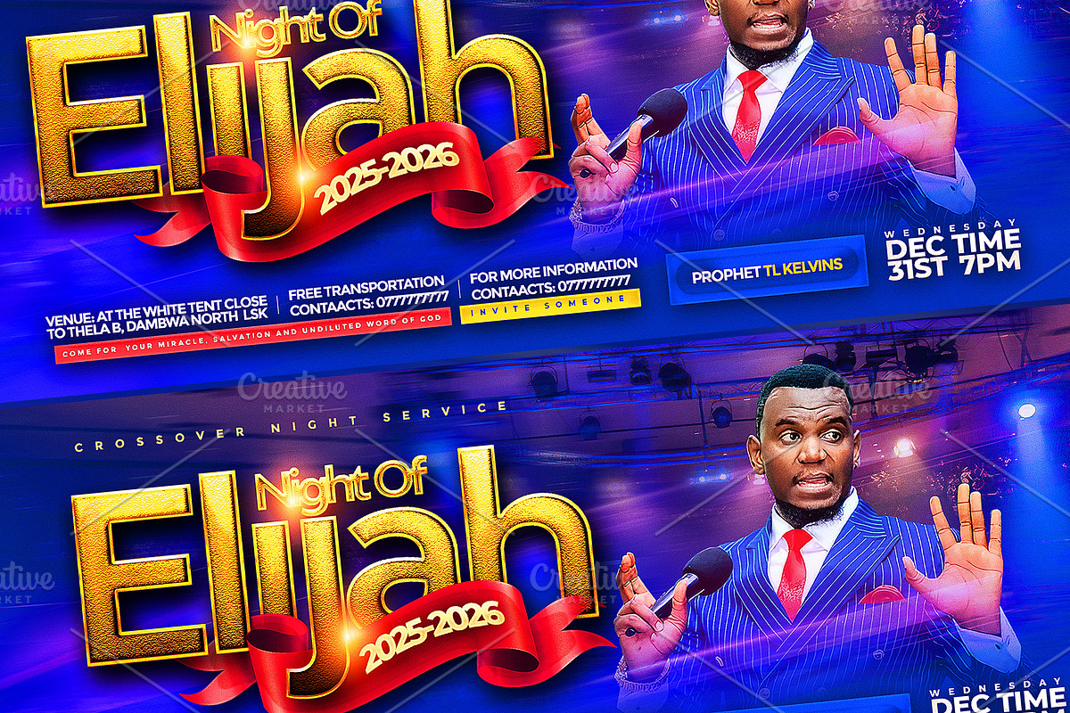 2025-2026 Crossover banner template, a Social Media Template by church flyer templates (Photo 2 of 3)