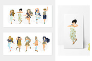 Girls - Body positive big collection, an Object Graphic by DariSmartArt (Thumbnail 2 of 12)