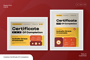 Creative Certificate Of Completion, a Flyer Template by Annora Studio (Thumbnail 1 of 6)