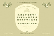 Cactus Derby Display Font, a Sans Serif Font by Cactus Country (Thumbnail 7 of 8)