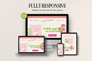 Canva Colorful Vibrant Website, a Landing Page Template by HAYAG Creatives (Thumbnail 4 of 8)