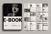 Digital Ebook Layout Design Template, a Magazine Template by TemplatesForest (Thumbnail 1 of 8)
