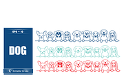 Editable Dog Silhouettes Set, a Person Illustration by CarWrap design (Thumbnail 1 of 3)