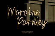 Moraine Parnley - Elegant Signature, a Handwritten Font by Youthlabs Studio (Thumbnail 1 of 12)