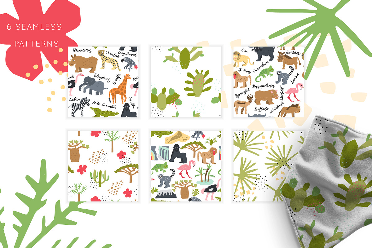 Kids Minimal Animals. Africa, an Object Graphic by Creativemaker (Photo 7 of 11)