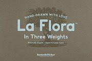 La Flora, a Sans Serif Font by Komet & Flicker (Thumbnail 1 of 15)