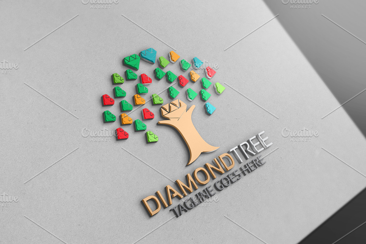 Diamond Tree Logo, a Branding & Logo Template by Josuf Media (Photo 4 of 4)