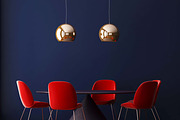 Mockup poster with a dining table, a Print Template by FilL239 (Thumbnail 13 of 18)