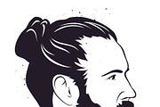 Hand Drawn Man With Beard, a Person Illustration by Black White Mouse Design (Thumbnail 3 of 3)