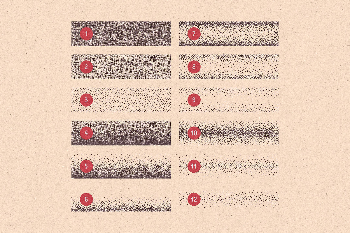 Stipple Seamless Brushes Kit, a Brush Add-On by 2DFUNS (Photo 2 of 2)