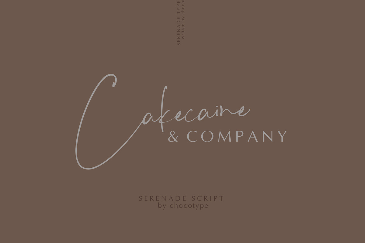 Serenade Script, a Script Font by Chocotype Std (Photo 4 of 7)
