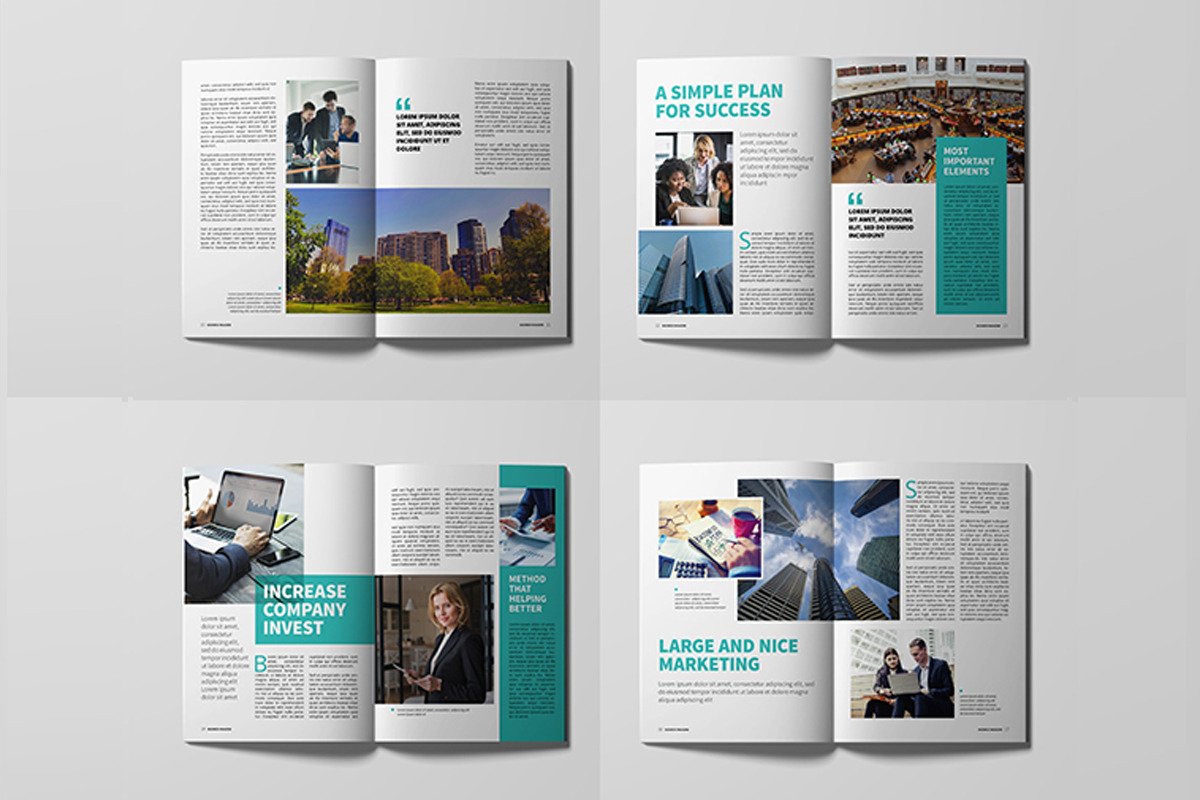 Business Magazine Template, a Magazine Template by xtratimebd (Photo 3 of 5)