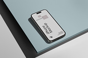 iPhone Pro Mockup, an iPhone Mockup by Tahtagraphic (Thumbnail 1 of 5)