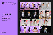 Leggings and Tank-Top Mockup, a Bottom Mockup by Freeman Studio (Thumbnail 2 of 16)