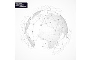 Set of technology image of globe., a Technology Illustration by majcot (Thumbnail 4 of 6)