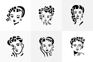 Girl Abstract Portrait Illustrations, a Person Illustration by Danil Polshin