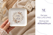 Ring Dish Trinket Tray Mockup, a Merchandise Mockup by Mie Mockup Studio (Thumbnail 3 of 7)