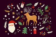 New Year & Christmas collection, a Seasonal Illustration by MoleskoStudio (Thumbnail 4 of 38)