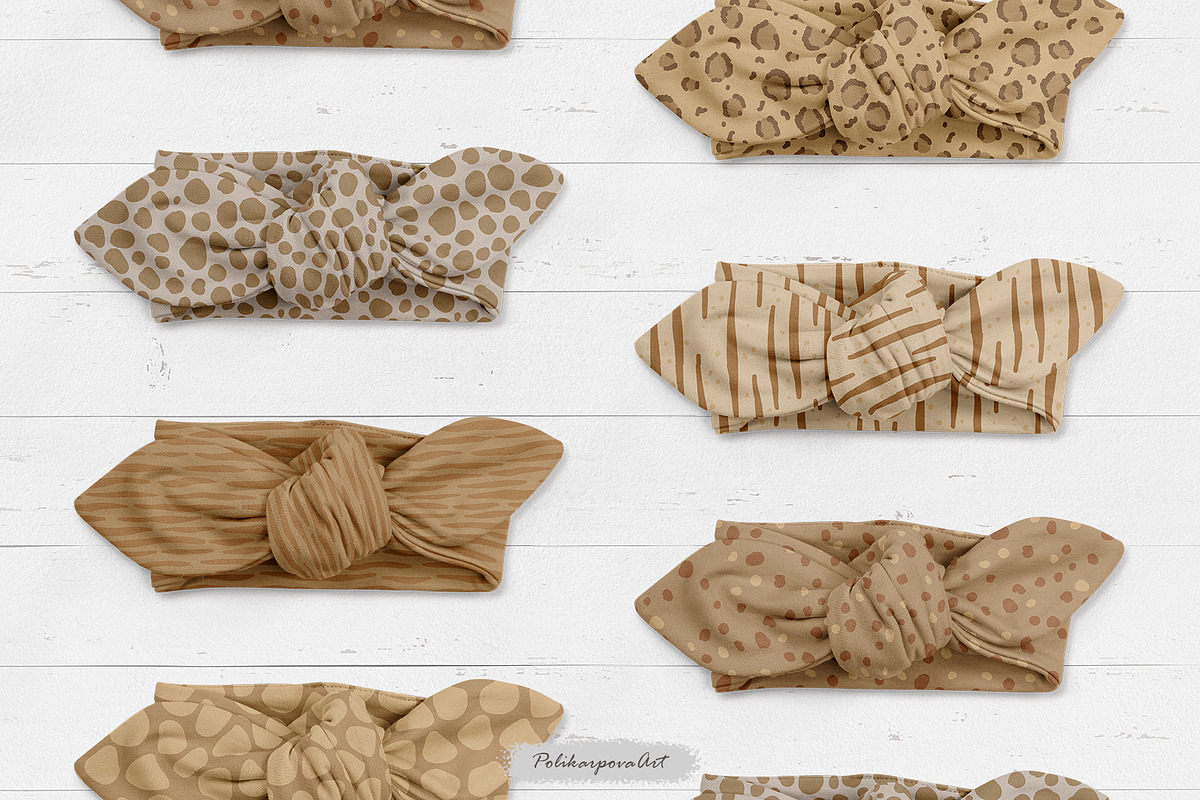 SAFARI ANIMALS clipart and patterns, an Animal Illustration by polikarpovaart (Photo 12 of 12)