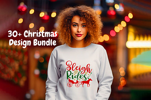 30+ Funny Christmas T-Shirt design, a Graphic by ExpressTeesArt