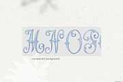 Script monogram blue letters, a Decorative Illustration by GrafikBoutique (Thumbnail 2 of 3)