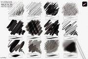 Ultimate Sketch Procreate Brushes, a Brush Add-On by owlasya (Thumbnail 3 of 6)