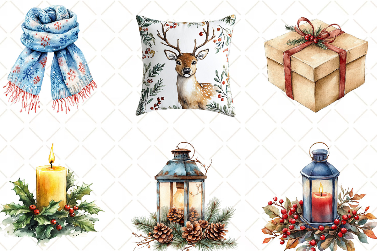 Cozy Christmas Sublimation Designs, an Illustration by Black Bird Studio (Photo 6 of 6)