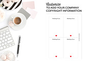Note Card Templates for Illustrator, a Stationery Template by Michelle Hickey Design (Thumbnail 6 of 6)