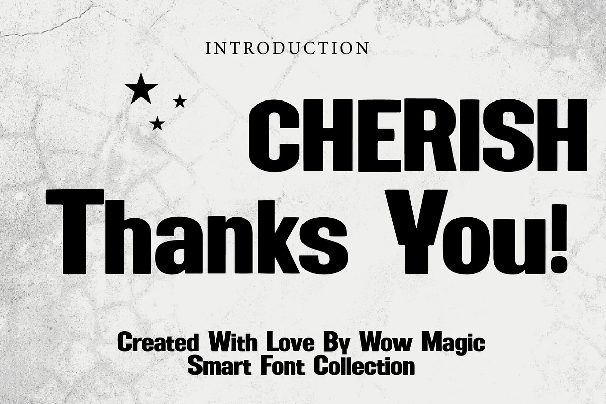 Cherish, a Slab Serif Font by Wow Magic (Photo 3 of 3)