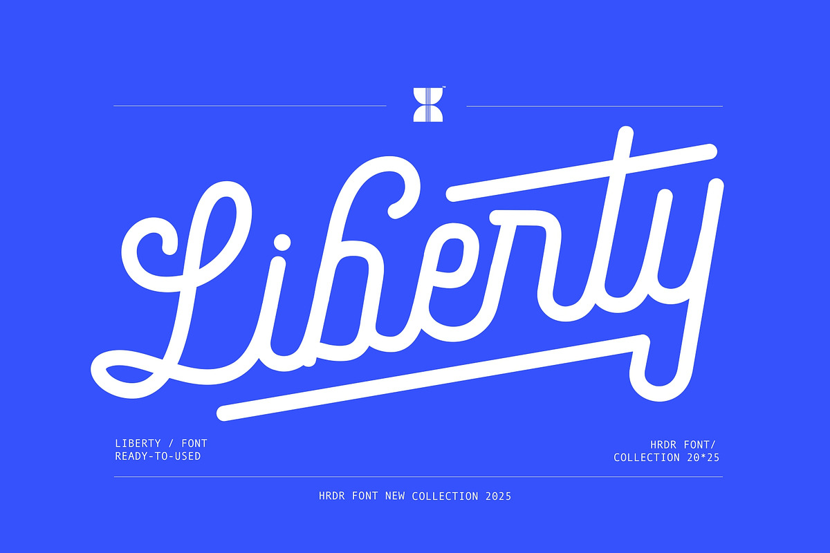Liberty, a Script Font by HRDR (Photo 1 of 11)