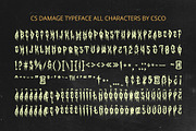 CS Damage – Black Metal Font, a Blackletter Font by Craft Supply Co. (Thumbnail 8 of 8)