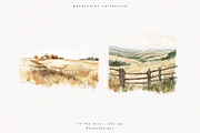 Farm Landscape, a Decorative Illustration by PeDe Designs (Thumbnail 16 of 20)