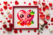 Chocolate & Candy Valentine Clipart, an Illustration by RobertsArt (Thumbnail 4 of 6)