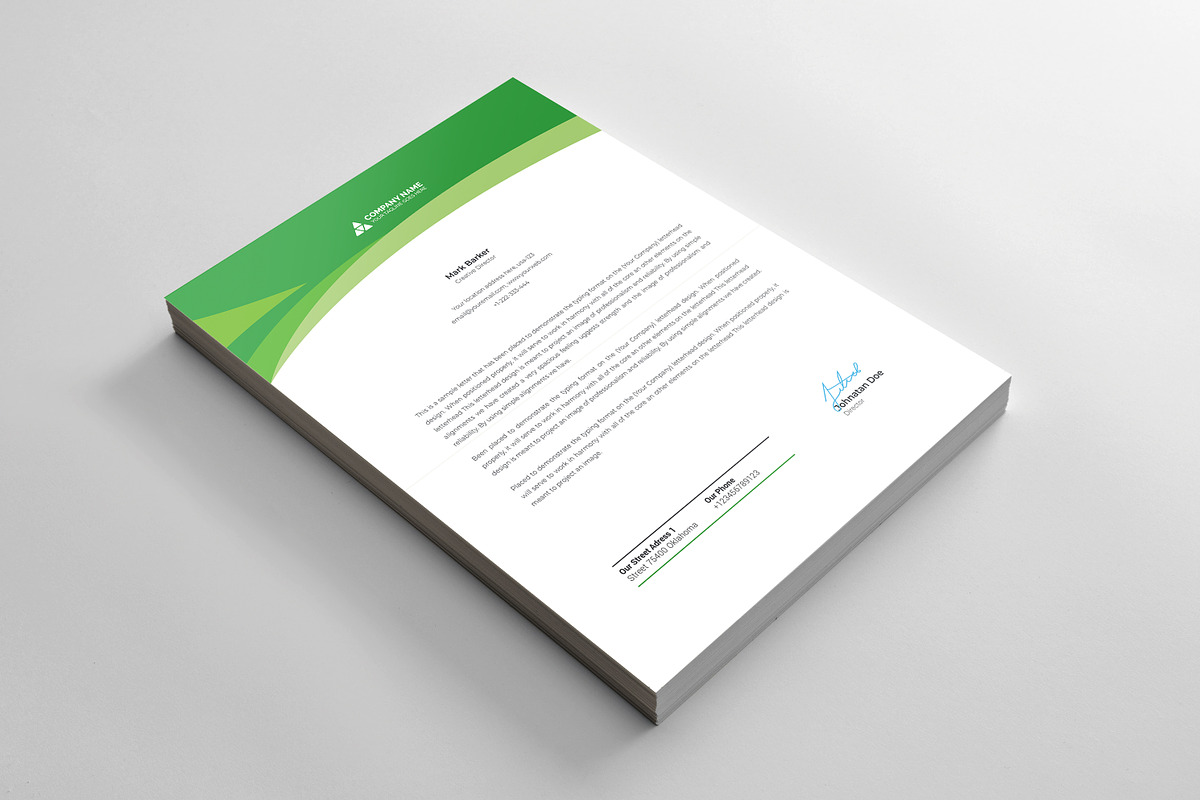 Letterhead, a Stationery Template by Curve Design (Photo 3 of 4)