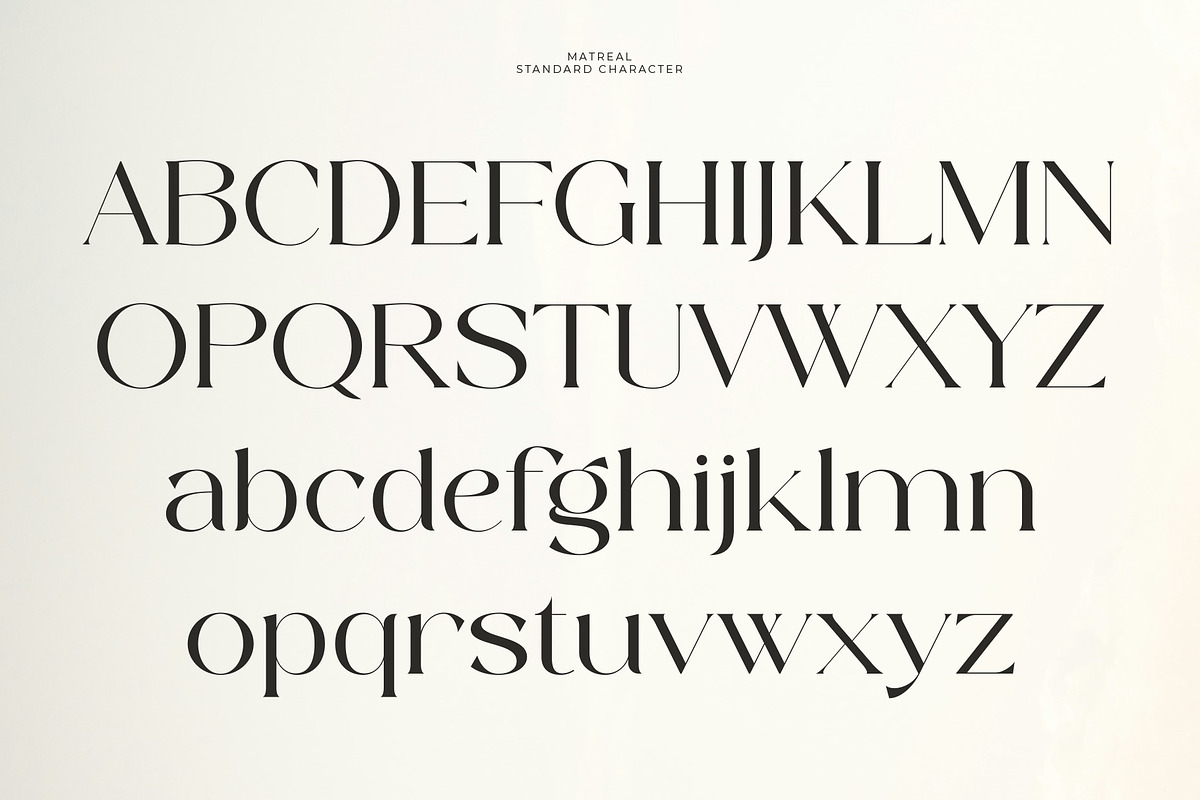 Matreal Beauty – Modern Serif Font, a Serif Font by Muflieart (Photo 8 of 10)