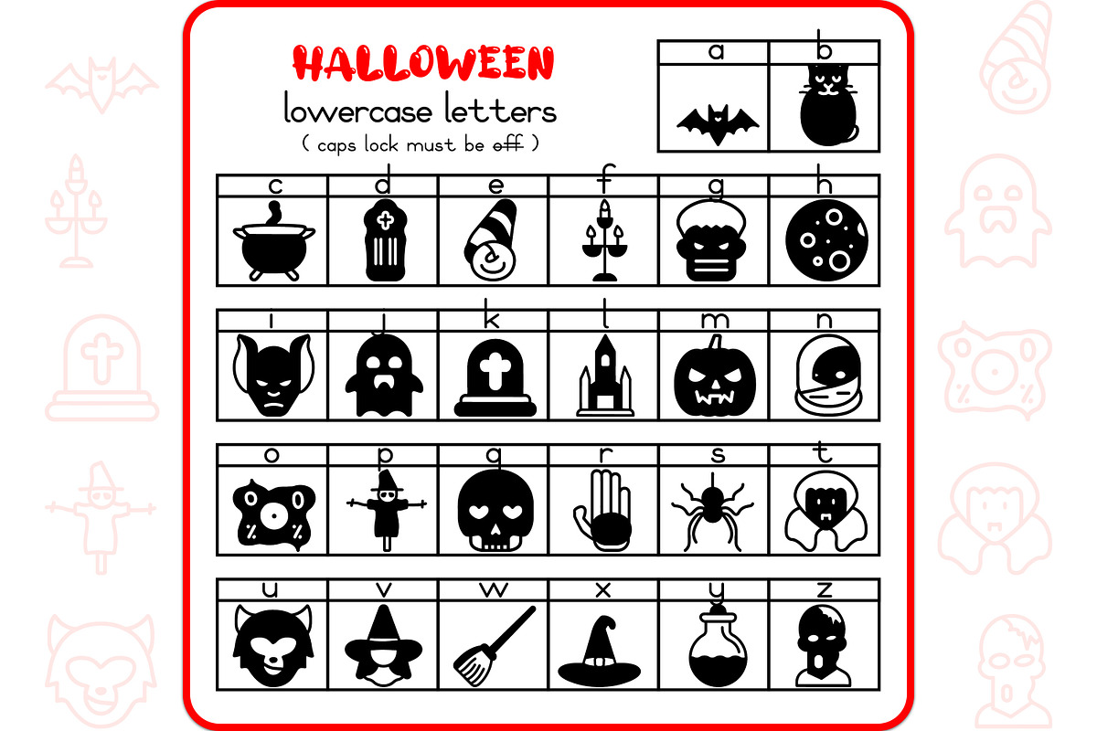 Halloween Icons - Dingbat Font, a Symbol Font by WADLEN (Photo 3 of 7)