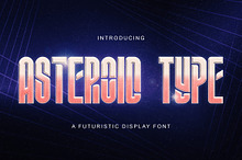 ASTEROID TYPE - Futuristic Font