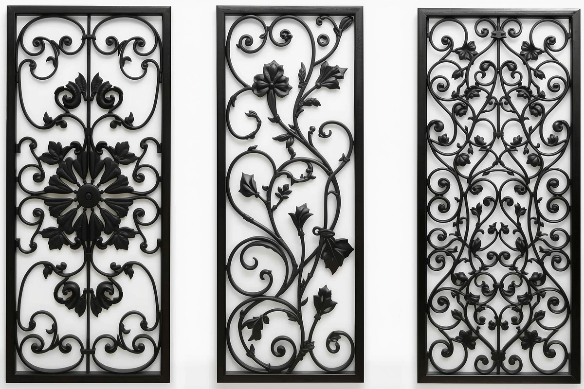 Decorative Floral Panel Silhouette, an Illustration by musafir_fashion (Photo 20 of 21)