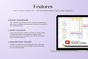 Standard Monthly Budget - Pastel, a Templates & Theme by The Creative Plans co (Thumbnail 4 of 11)