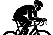 Cycling Sport Silhouette Bundle, an Illustration by Designs_River (Thumbnail 4 of 38)