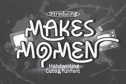 Makes Momen Handwriting Font