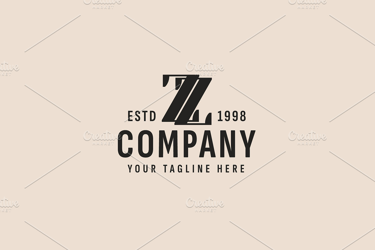 Letter ZZ logo illustration, a Branding & Logo Template by Dyn Studio