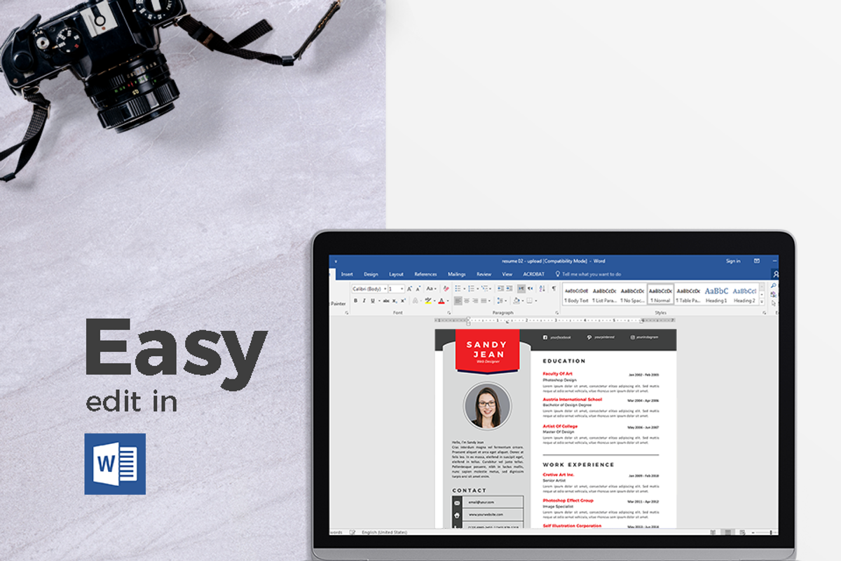 Cover Letter & Resume Template, a Resume Template by Hito Graphic (Photo 6 of 8)