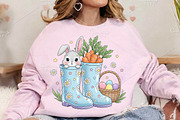 Easter Cowboy Boots PNG, an Illustration by Canvas Craft (Thumbnail 5 of 6)