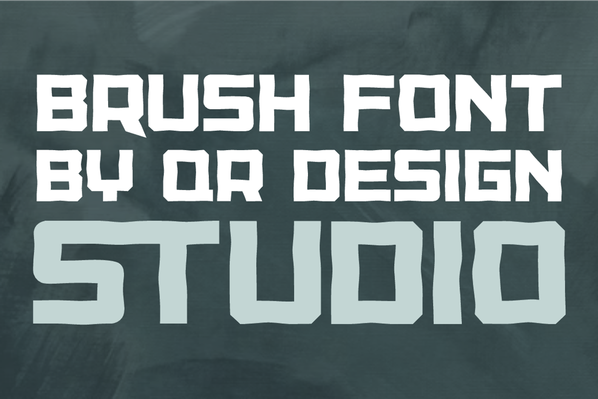 Gostick Sporten Brush, a Handwritten Font by QR Design Studio (Photo 4 of 9)