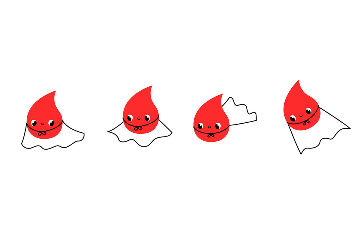 Blood Drop Superhero Medical Donor, a Healthcare Illustration by the_myro (Photo 4 of 12)
