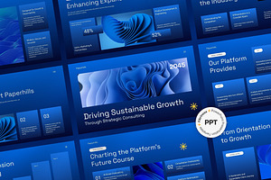 Consulting Pitch Deck Presentation, a Presentation Template by FIBRINOSÄ