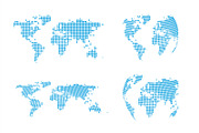 Maps halftone, a Technology Illustration by Ruliz (Thumbnail 2 of 2)