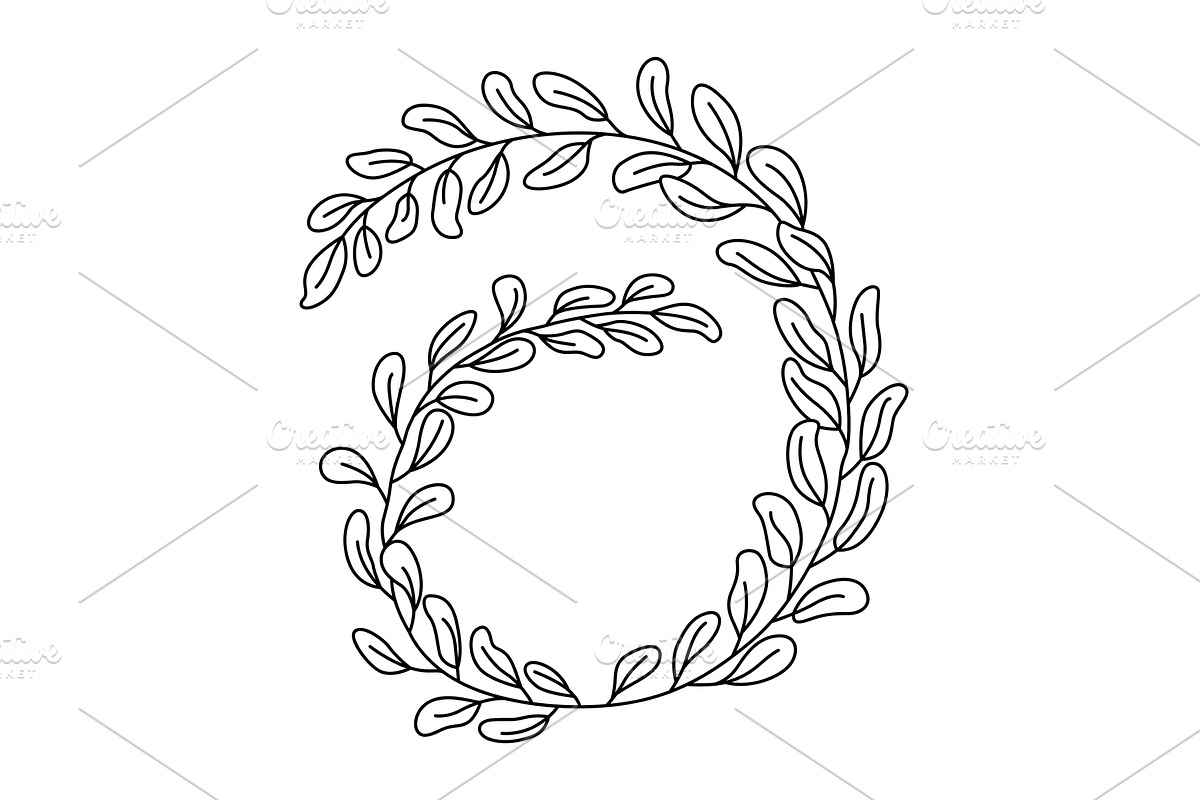 Simple branch of the, an Object Illustration by Things for designers